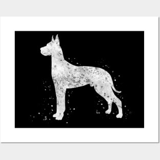 Great Dane dog Posters and Art